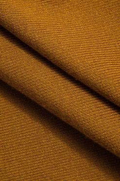 MICAS Knit Tops-Color Block Print Knit Asymmetrical Long-Sleeve Top Contrast Color