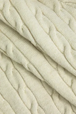 MICAS Knitwear|Knit Bottoms-Color Block Print Knit Button Skirt