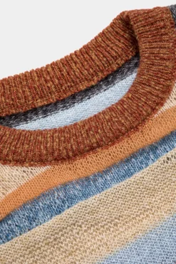 MICAS Knit Dresses-Color Block Print Knit Cut Out Sleeveless Dress MULTICOLOR