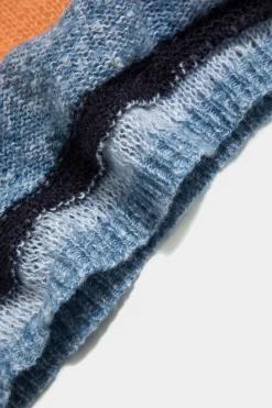 MICAS Knit Dresses-Color Block Print Knit Cut Out Sleeveless Dress MULTICOLOR