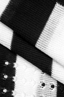 MICAS Knit Dresses-Color Block Print Knit Fringe Maxi Dress Contrast Color