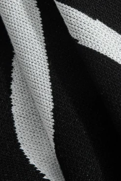 MICAS Jumpsuits & Rompers-Color Block Print Stripe Cut Out Romper Contrast Color