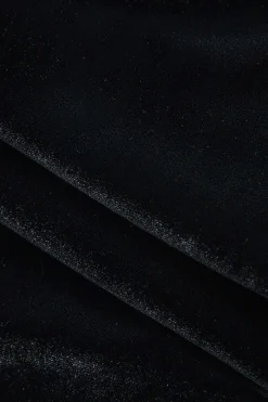 MICAS Mini Dresses-Color Block Ruched Drawstring Mini Dress BLACK