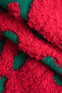 MICAS Outerwear|Knitwear-Colorblock V-neck Knit Button Up Cardigan