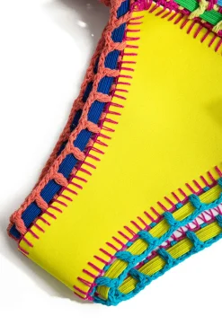 MICAS Swimwear|Vacation Sets-Contrast Crochet Trim Bikini Set