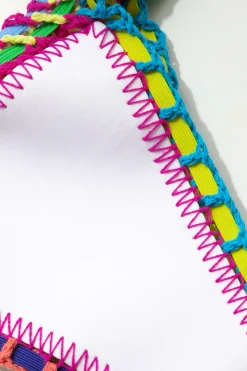 MICAS Swimwear|Vacation Sets-Contrast Crochet Trim Bikini Set