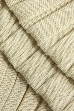 MICAS Knitwear|Knit Tops-Contrast Knit Crossed Tie-Up Tank Top