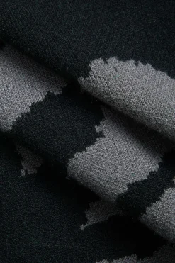 MICAS Knit Tops-Contrast Knit Tank Top GRAY