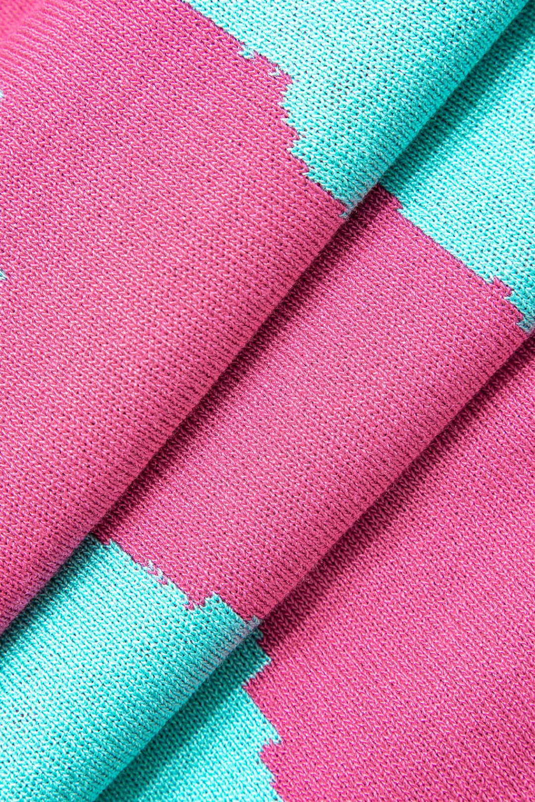 MICAS Knitwear|Knit Dresses-Contrast Sleeveless Knit Mini Dress