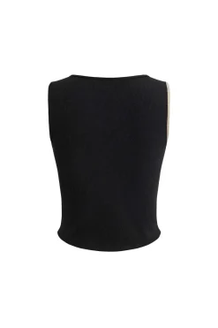 MICAS Tank Tops & Cami-Contrast Tank Top BEIGE