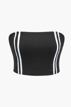 MICAS Pant Sets-Contrast Tie-Up Trouser Sets BLACK