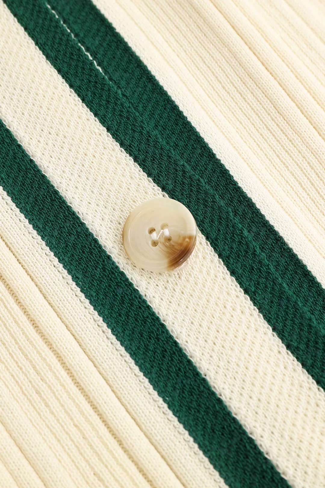 MICAS Knitwear|Knit Dresses-Contrast Trim Button Down Knitted Dress