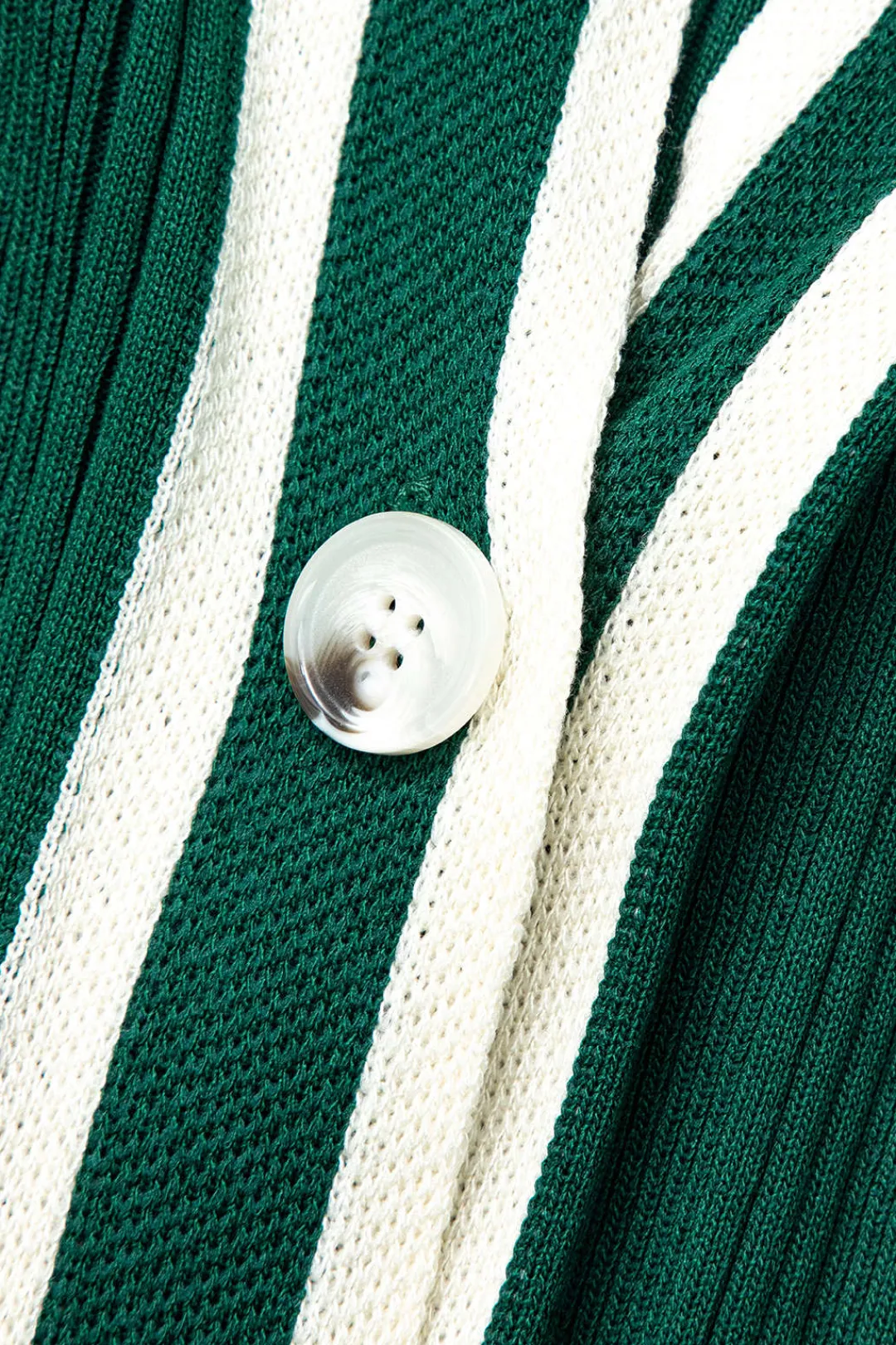 MICAS Knitwear|Knit Dresses-Contrast Trim Button Down Knitted Dress