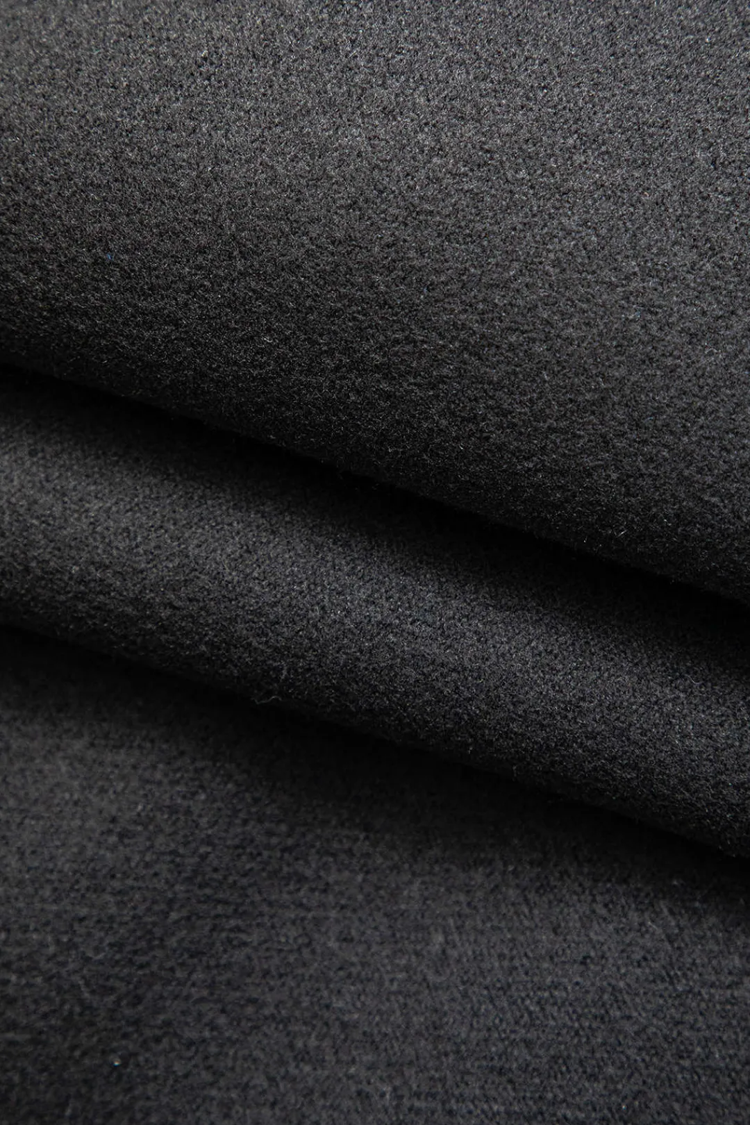 MICAS Outerwear|Outerwear-Contrast Trim Wool-blend Coat With Tassel Scarf