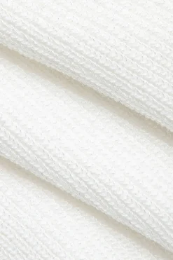 MICAS Vacation Sets|Knit Sets-Contrast V-neck Knit Top And Mini Skirt Set