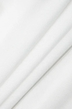 MICAS Skirt Sets|Vacation Sets-Cowl Neck Backless Tie Mesh Top And Asymmetrical Mini Skirt Set