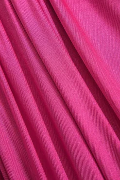 MICAS Long Sleeve Dresses|Maxi Dresses-Cowl Neck Long Sleeve Maxi Dress RASPBERRY