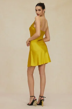 MICAS Lingerie & Sleepwear-Cowl Neck Slip Dress Lingerie