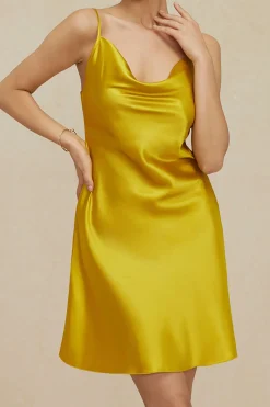 MICAS Lingerie & Sleepwear-Cowl Neck Slip Dress Lingerie
