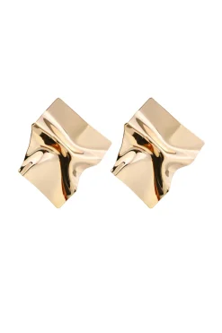 MICAS Earrings|Accessories-Crinkled Statement Earrings