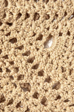 MICAS Knitwear|Vacation Sets-Crochet Halter Knit Cami Top And Mini Skirt Set