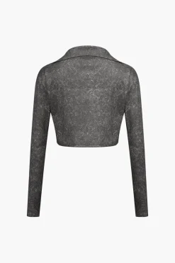 MICAS Skirt Sets-Crop Cami Top And Pleated Mini Skirt Set And Shirt Three-Piece Set BLACK