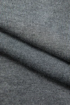 MICAS Skirt Sets-Cross Cut Out Crop Top And Asymmetrical Drawstring Mini Dress Set GRAY