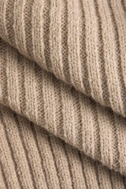 MICAS Knitwear|Knit Tops-Crossed Sweater Long-Sleeve Top