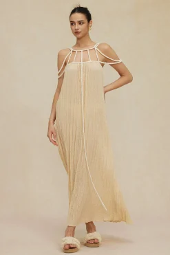 MICAS Maxi Dresses-Cut Out Backless Maxi Dress