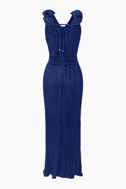 MICAS Midi Dresses-3D Floral V-neck Midi Dress