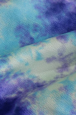 MICAS Mini Dresses-Deep In Outer Space Printed Dress BLUE