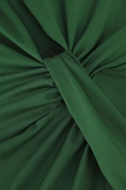 MICAS Midi Dresses-Deep V-Neck Sleeveless Midi Dress