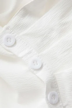 MICAS Mini Dresses-Deep V-neck Wrap Mini Shirt Dress