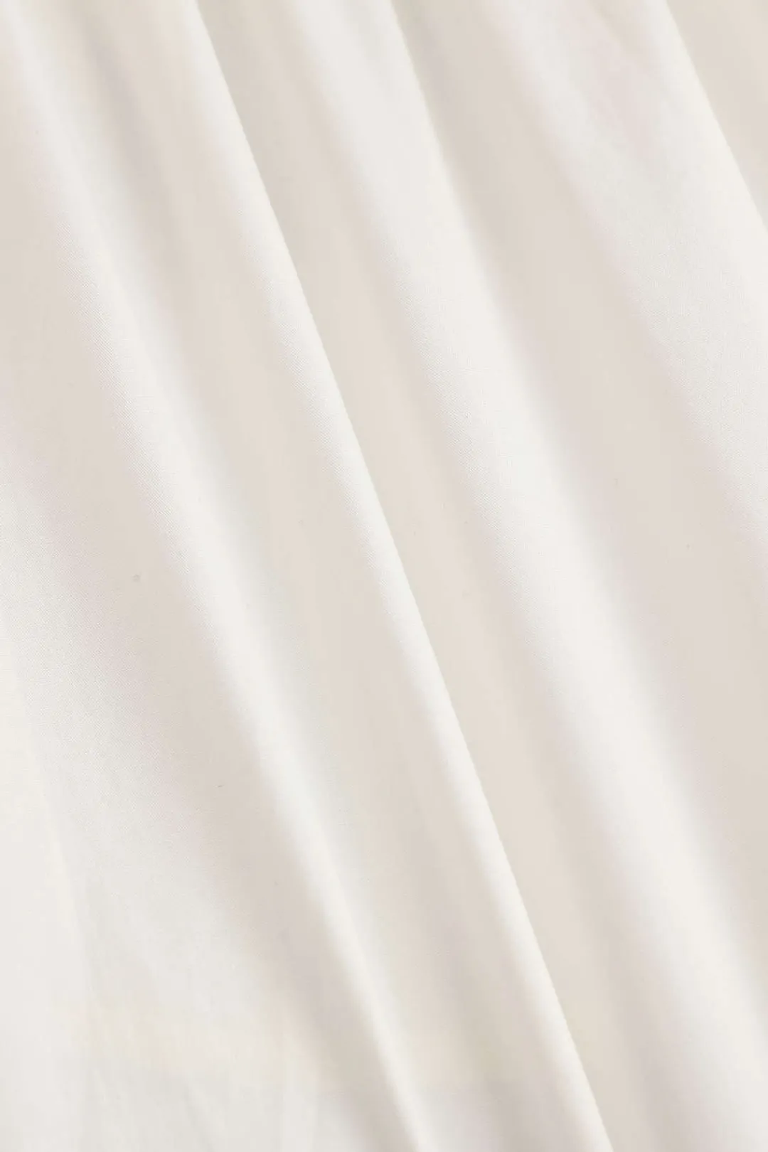 MICAS Long Sleeve Tops|Long Sleeves Tops-Denim Patchwork Corset Waist Long-Sleeve Shirt WHITE