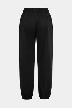 MICAS Pant Sets-Denim Patchwork Pocket Tie-Up Top And Trousers Set BLACK