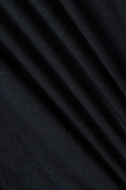 MICAS Pants-Denim Patchwork Pocket Trousers BLACK