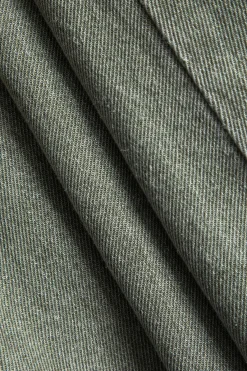 MICAS Jeans-Denim Washed Wide Leg Jean CYAN