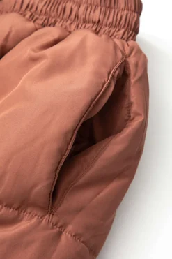 MICAS Pants-Drawstring Waist Puffer Pants