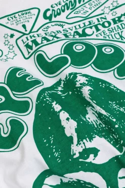 MICAS T-Shirts|Tank Tops & Cami-Eye Look Graphic Knot Hem T-Shirt