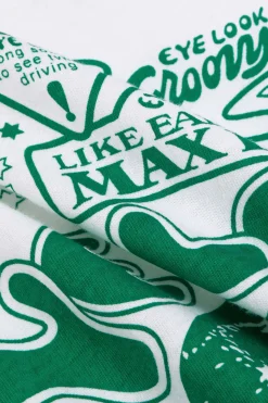 MICAS T-Shirts|Tank Tops & Cami-Eye Look Graphic Knot Hem T-Shirt