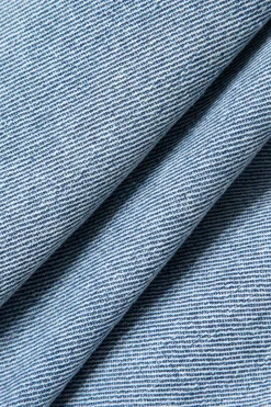 MICAS Skirts-Faded Flap Pocket Cargo Denim Mini Skirt