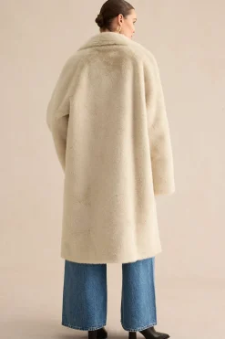 MICAS Outerwear|Outerwear-Faux Fur Coat BEIGE