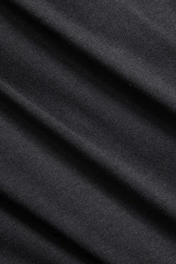 MICAS Bodysuits-Faux Leather Cut Out Long Sleeve Bodysuit