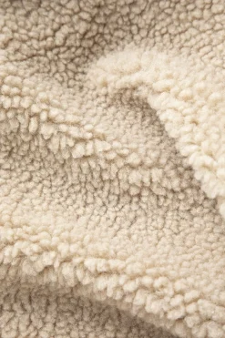 MICAS Pant Sets-Fleece Collar Flap Pocket Zip Up Long Sleeve Top And Straight Leg Cargo Pants Set