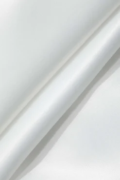 MICAS Midi Dresses-Floral Embroider Lace Crossed Backless Bustier Midi Dress WHITE