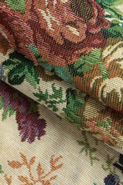 MICAS Pants-Floral Pattern Pocket Trousers BEIGE