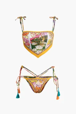MICAS Swimwear|Vacation Sets-Floral Print Bikini Set MULTICOLOR