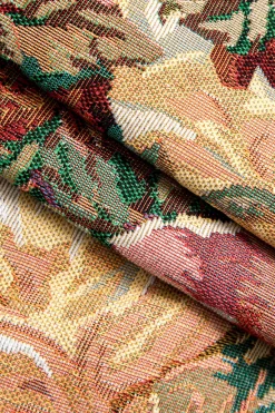 MICAS Outerwear|Outerwear-Floral Print Button Jacket RED