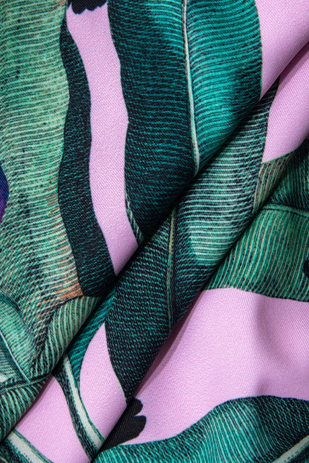 MICAS Swimwear-Floral Print Cut Out Tummy Control One-Piece Swimsuit DUSTY PINK