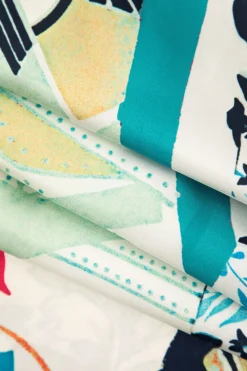 MICAS Pants-Floral Print High Waisted Straight Leg Pants